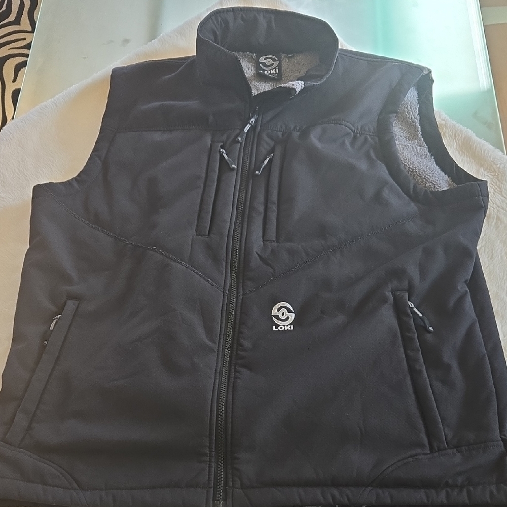 Men's Black Insulated Vest